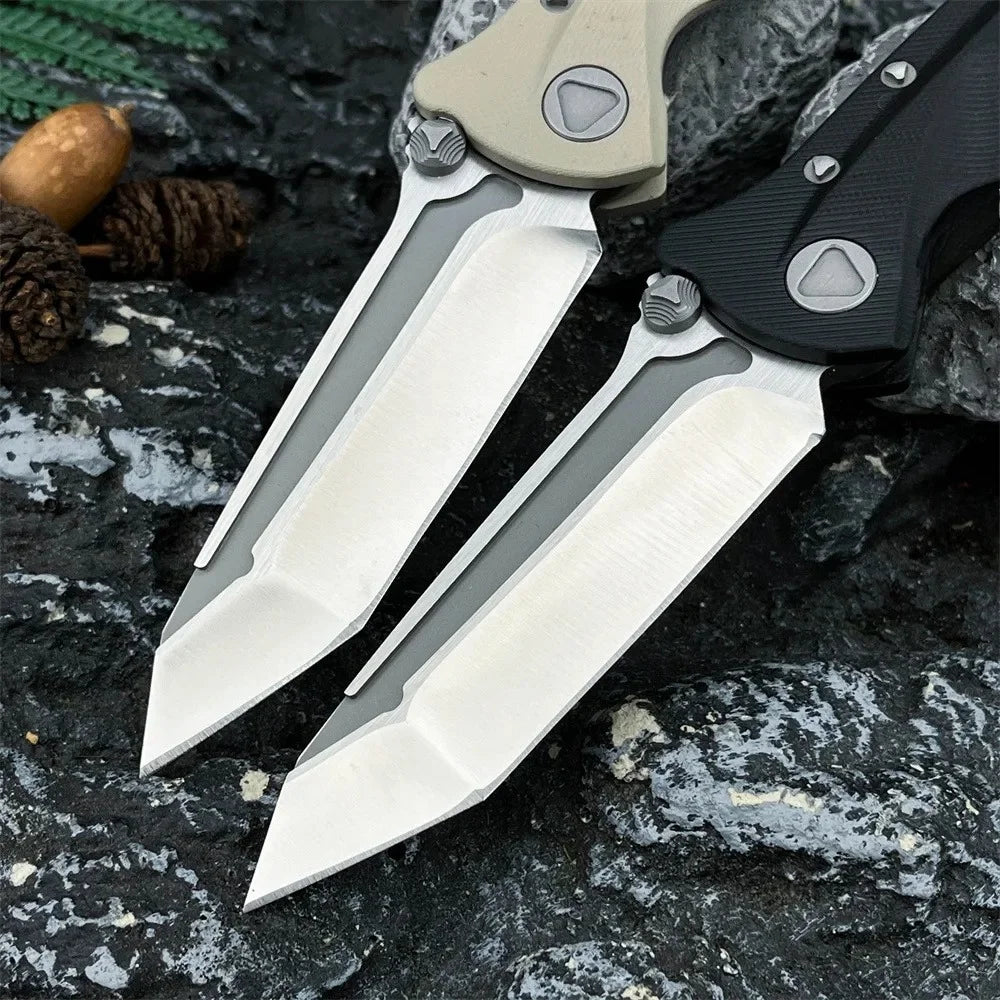 New Hiking Folding Knife, D2 Blade, G10 Handle, Portable Outdoor Knife for Camping and Fishing A Collector's Item