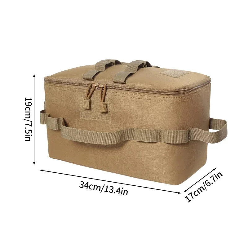 Camping Gas Tank Storage Bag Outdoor Large Capacity Ground Nail Tool Bags Picnic Cookware Utensils Organizer bags Мужская сумка