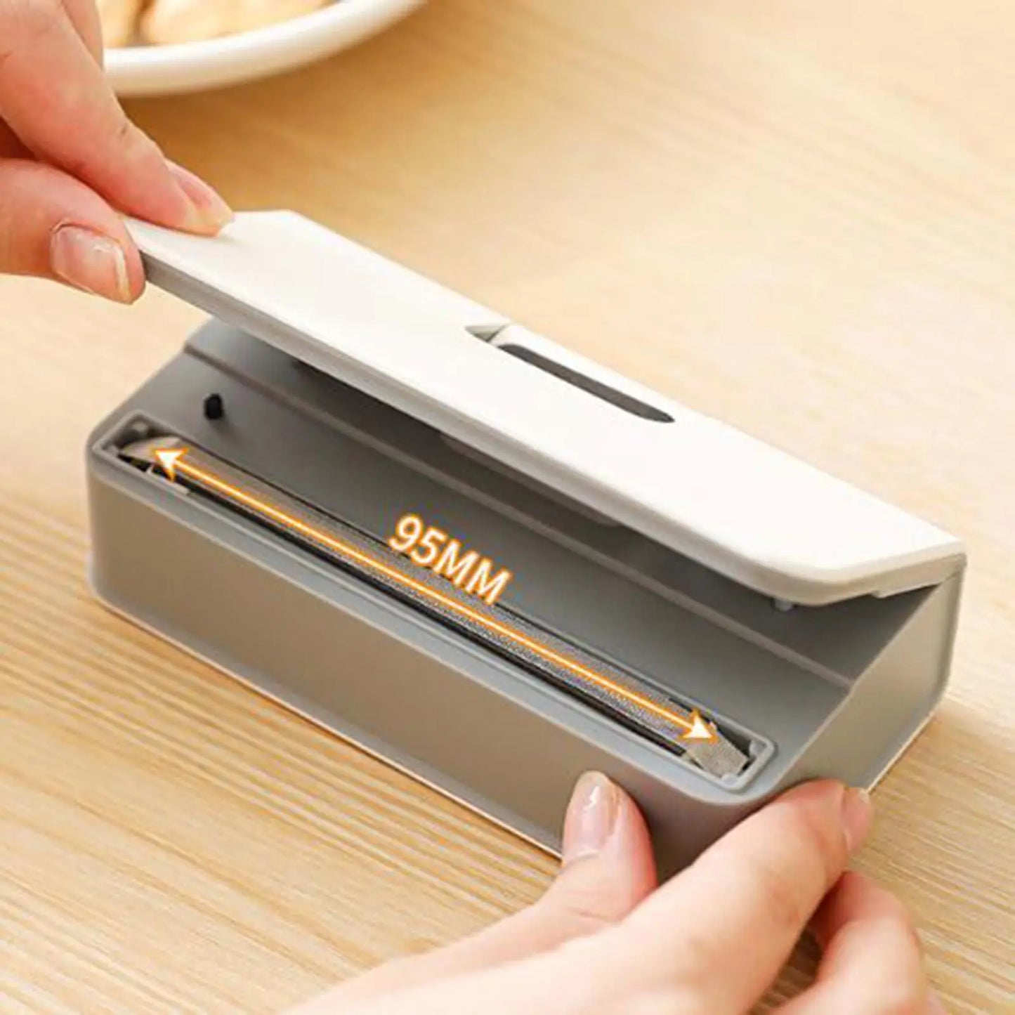Mini Bag Sealer Heat Seal Manual Portable Adjustable Digital Display Package
